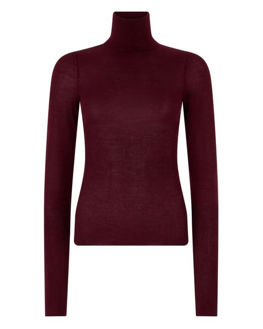Roberto Cavalli Red Long-Sleeve Top