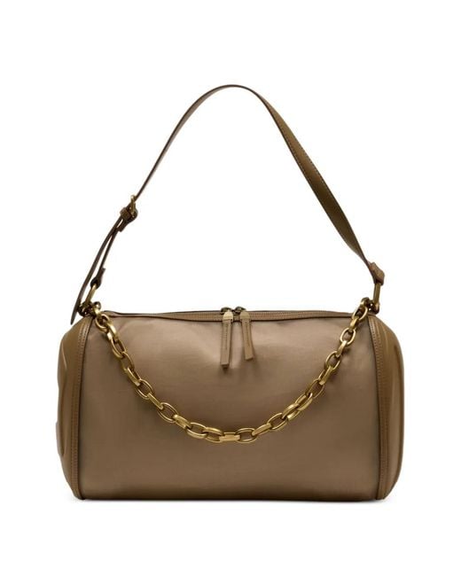 DIESEL Brown Load-D Chain Shoulder Bag