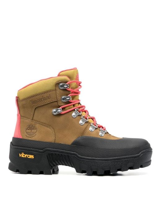 Timberland Vibram Waterproof Hiking Boots in Brown Lyst UK
