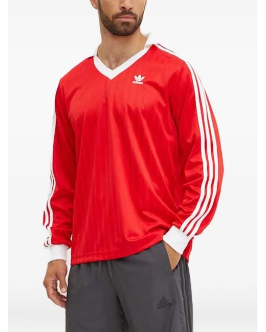 adidas Men's Red Adicolor T-Shirt