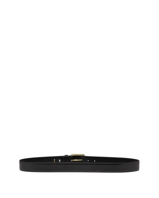 Officine Creative White Leather Belt for men