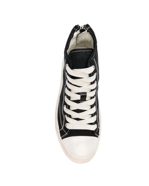 R13 Black Kurt High-Top Denim Sneakers