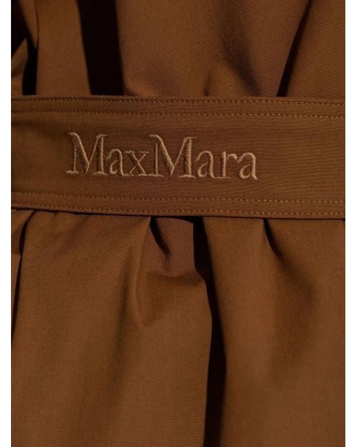 Max Mara Brown Epoche Belted Trench Coat