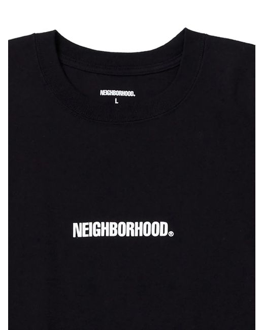 Neighborhood Black Long-Sleeve Crew-Neck T-Shirt for men