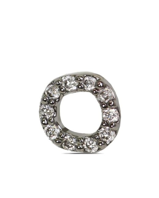 Lark & Berry Metallic 14Kt Halo Diamond Earring
