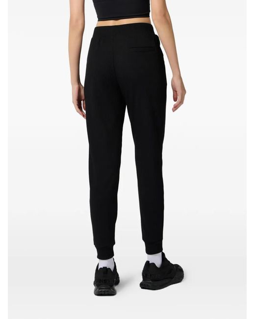 Philipp Plein Geribbelde Joggingbroek in het Black