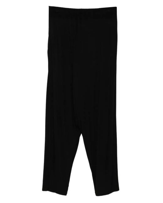 Tessitura Body Couture Black Tapered Trousers for men