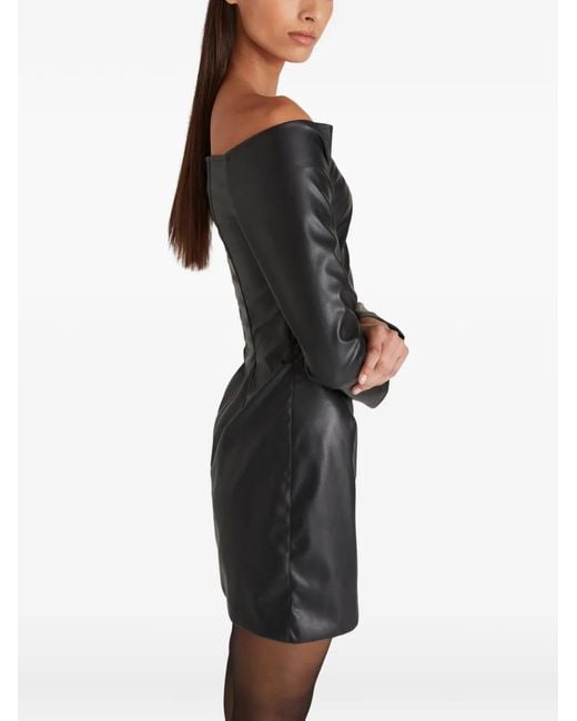 Violante Nessi Black Marino Off-The-Shoulder Mini Dress