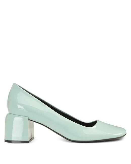 Sergio Rossi Green 55Mm Block Heel Pumps