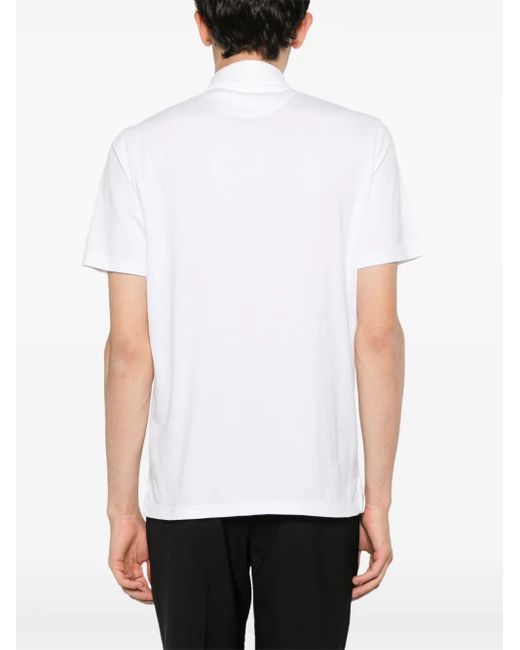 Polo Zero Fedeli de hombre de color White