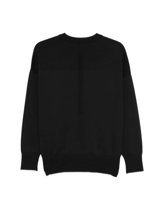 CFCL Black Crew-Neck Sweater for men