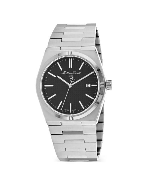 Mathey-Tissot Gray Zeus 41Mm Watch for men