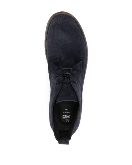 Moma Blue Polacco Suede Boots for men