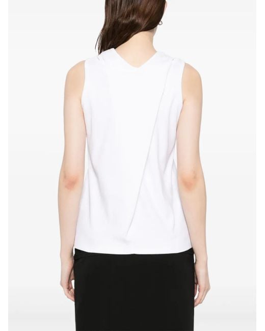 Moohong ノースリーブ トップ White