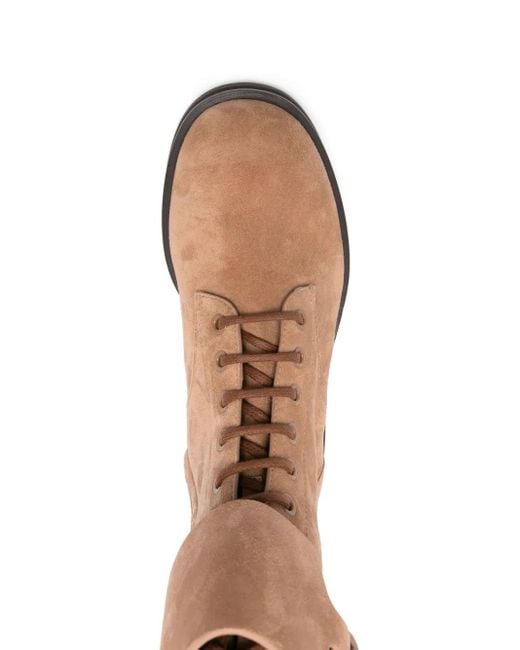 Jimmy Choo Brown Rosabel Schnürstiefel