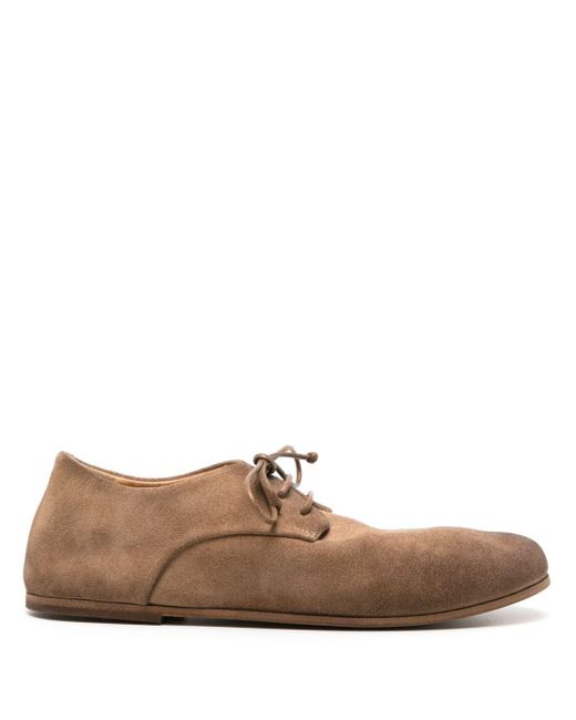 Marsèll Brown Steccoblocco Suede Lace-up Shoes