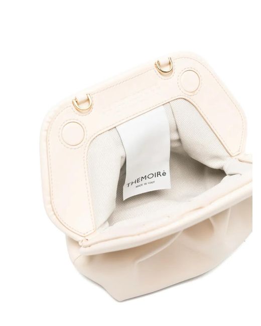 THEMOIRÈ Natural Bios Draped Clutch Bag