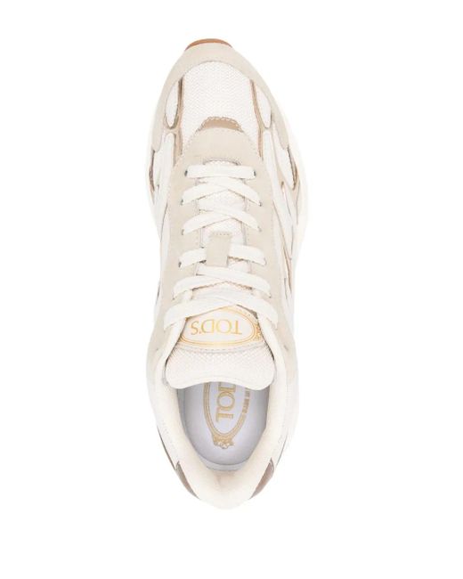 Tod's White Flat Shoes