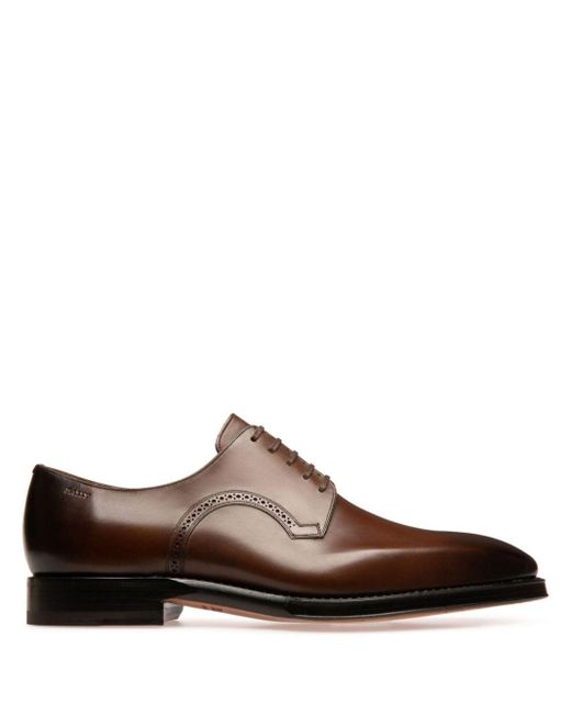 Bally Brown Scamardo Derby Shoes for men