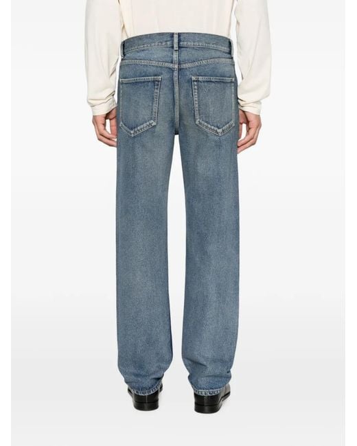 The Row Blue Moe Straight-Leg Jeans for men