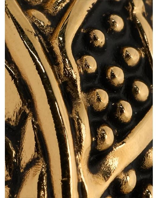 Roberto Cavalli White Snake-Pendant Chain Necklace