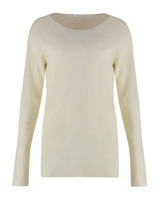 Malo White Jersey Sweatshirt