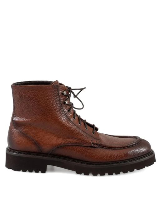 Botas con cordones Calce de hombre de color Brown