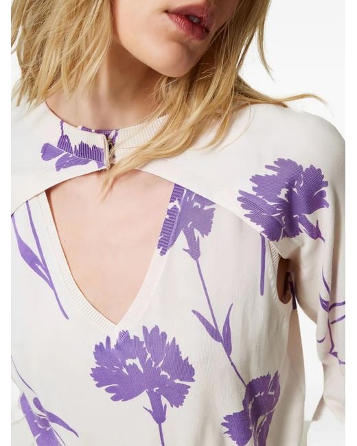 Twinset Pink Floral-Print Top (Set Of Two)