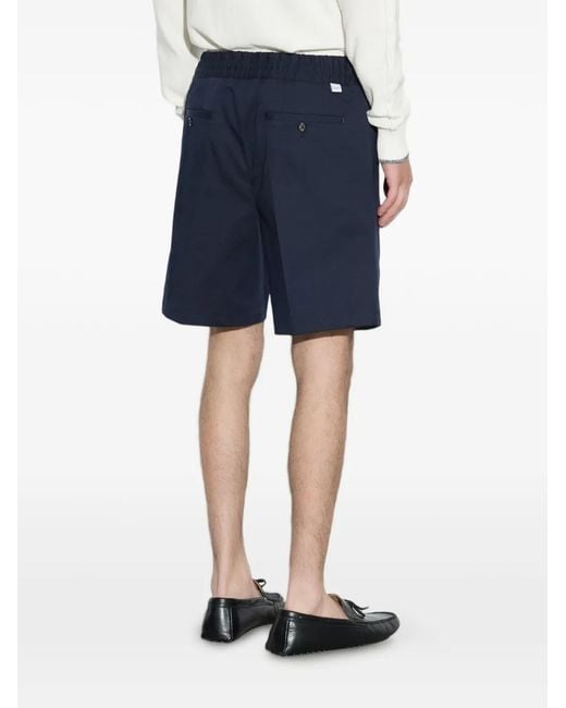 Paolo Pecora Blue Cotton Shorts for men