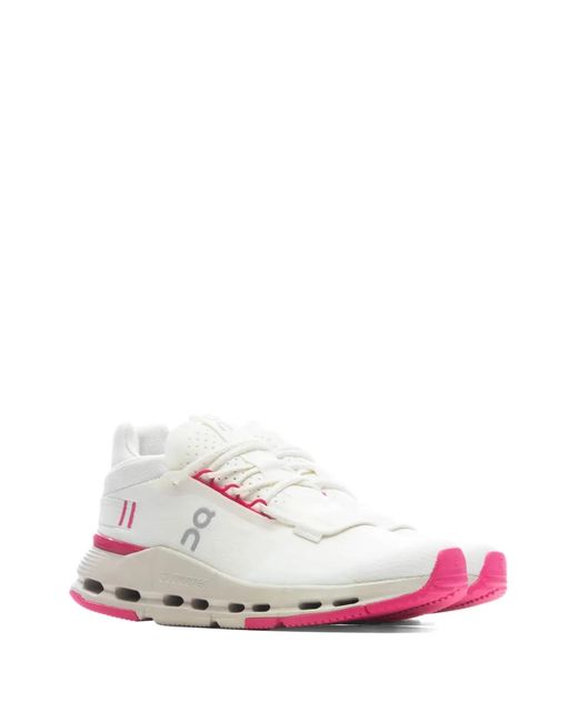 On Shoes White Cloudnova 2 Sneakers for men