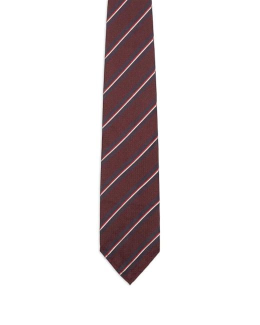 DSquared² Purple Striped Tie for men
