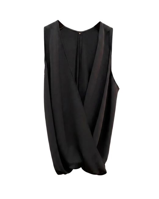Peter Cohen Black Tide Wrap Top