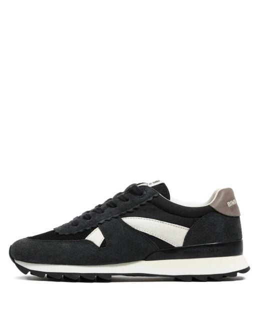 Bimba Y Lola Black Scalloped Suede Sneakers