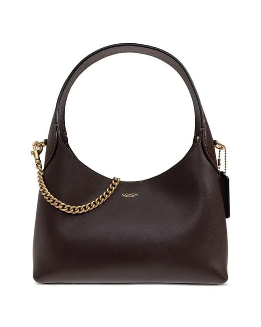 COACH Black Brooklyn Shoulder Bag