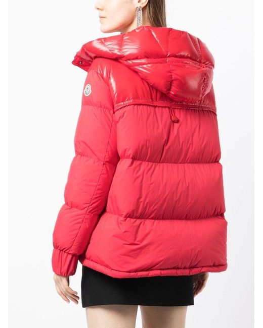 Moncler Red Etival Padded Down Jacket