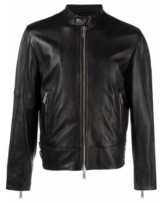 DSquared² Leren Jack in het Black voor heren