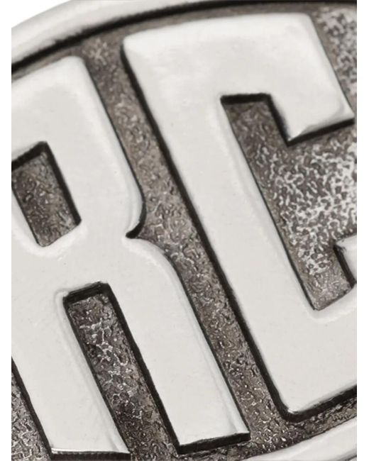 Bracciale A Catena Con Monogramma Rc di Roberto Cavalli in Gray da Uomo