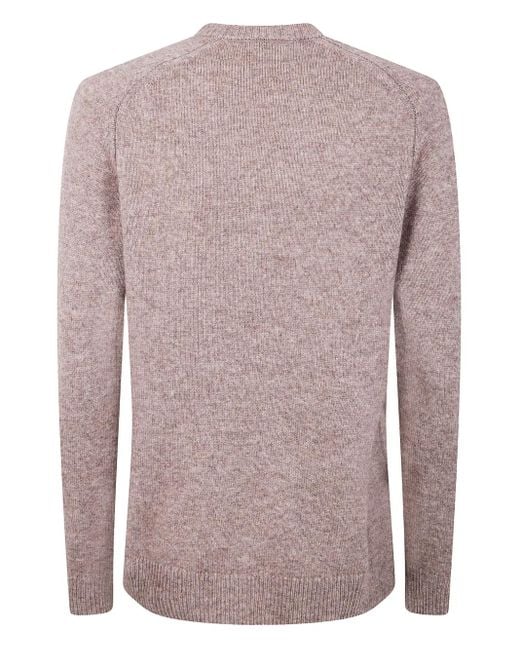Aspesi Pink V-Neck Wool Top