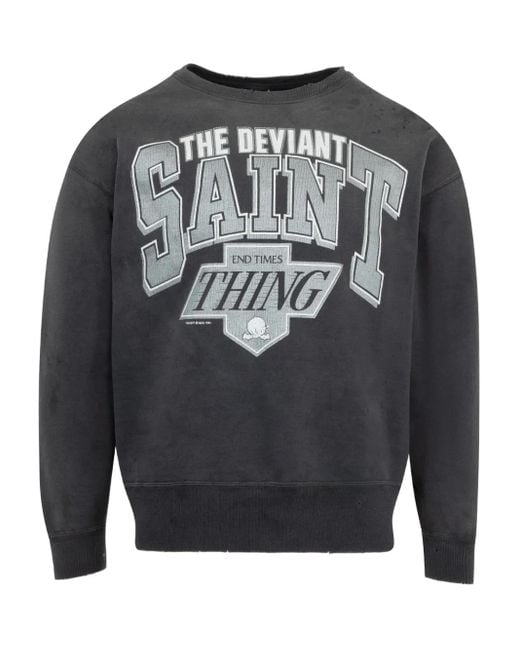 Saint Michael - Saint Mxxxxxx Rainbow Saint Sweat Shirt | HBX