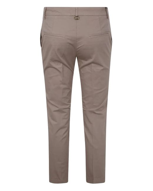 Twinset Gray Tapered Trousers