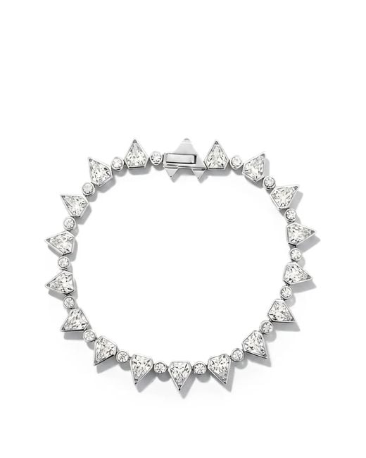 Di Volpe White Lo Scudo Sapphire Tennis Bracelet