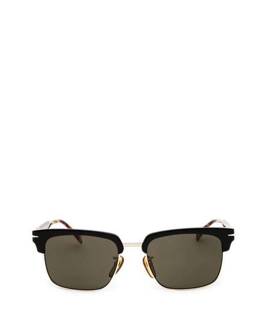 David Beckham Metallic Browline-Frame Sunglasses for men