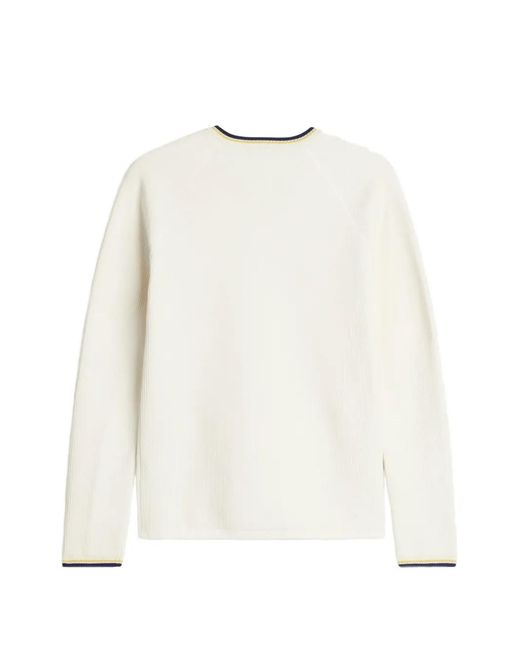 Y-3 White X Wales Bonner Raglan-Sleeve Sweater