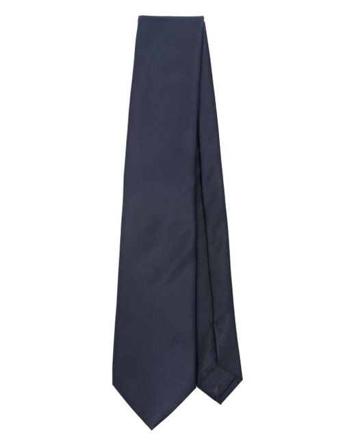 Cravatta Faille di Giorgio Armani in Blue da Uomo