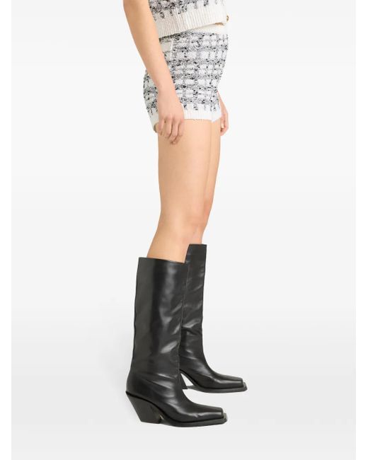 Shorts Adalee Bouclé di Cinq À Sept in White