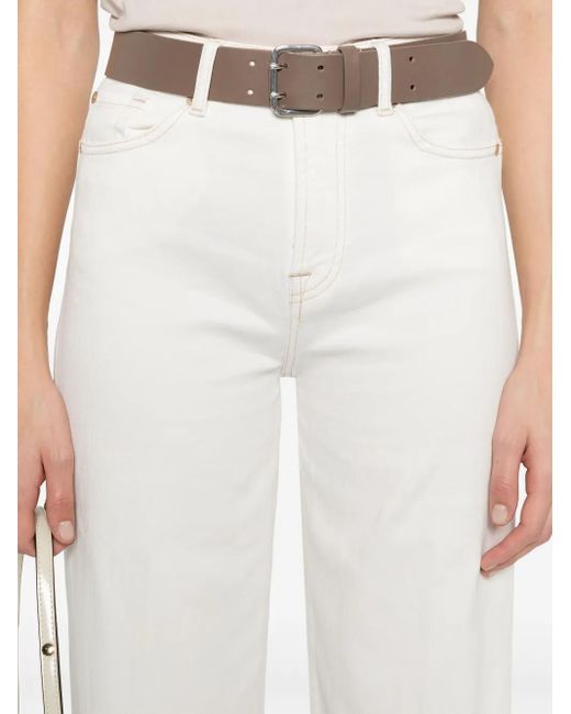 7 For All Mankind White Lotta Jeans