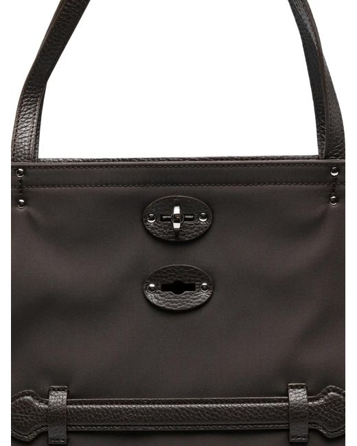 Zanellato Black Medium A'Spasso Tote Bag