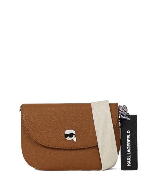KARL LAGERFELD ブラウンレザー ビジネスバッグ Karl Lagerfeld Handbag woman - Brown | 235W3099 | GIGLIO.COM