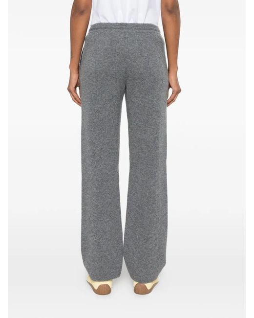 Sporty & Rich Gray Heritage Yankees Serif Trousers