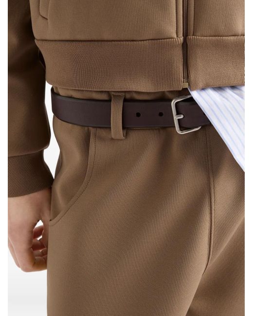 Pantalon À Taille Élastiquée Prada pour homme en coloris Brown